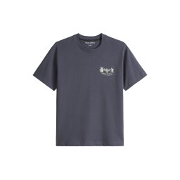Marc O'Polo Tricou gri închis / alb