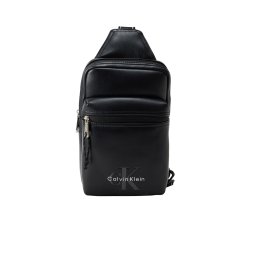 Calvin Klein Geantă de umăr gri închis / negru / alb