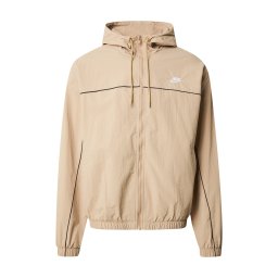 Nike Sportswear Geacă de primăvară-toamnă 'CLUB ATHLETE' crem / negru / alb