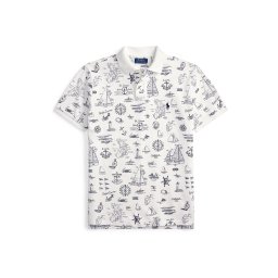 Polo Ralph Lauren Tricou bleumarin / alb