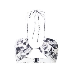 Karl Lagerfeld Sutien costum de baie negru / alb
