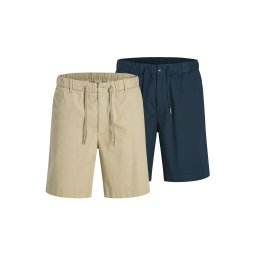 JACK & JONES Pantaloni eleganți 'JPSTJAIDEN ROCCO' alb kitt / bleumarin