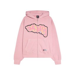 Bershka Hanorac 'TOM&JERRY' azur / galben / roz / negru