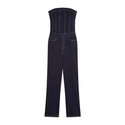 Bershka Salopeta bleumarin