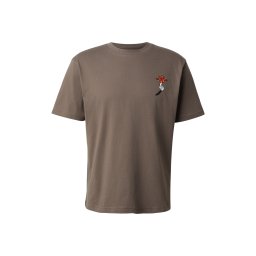 GAP Tricou 'MICKEY BBALL' ciocolatiu / portocaliu închis / negru / alb
