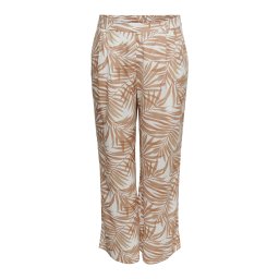 ONLY Carmakoma Pantaloni cutați 'CAREMMIA-SIESTA' bej / alb
