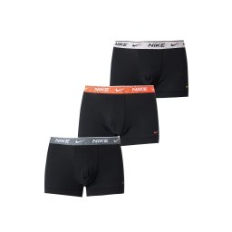 NIKE Underwear Boxeri gri închis / portocaliu / negru / alb