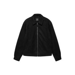 Pull&Bear Geacă de primăvară-toamnă negru