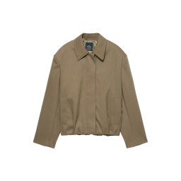 Pull&Bear Geacă de primăvară-toamnă maro cămilă