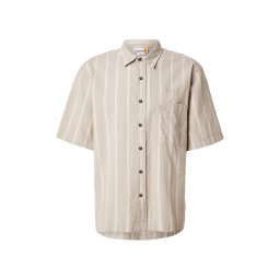TIMBERLAND Cămașă bej deschis / maro cappuccino / alb