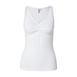 PIECES Top alb