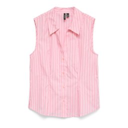 VERO MODA Bluză 'VMFRIBA' roz / roz zmeură / alb