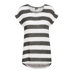Vero Moda Tall Tricou negru amestecat / alb