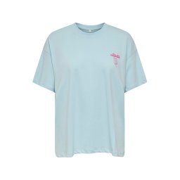 ONLY Tricou albastru pastel / galben / roz / roz deschis