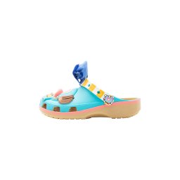Crocs Saboţi 'One Piece Chopper' albastru aqua / maro deschis / roz / alb