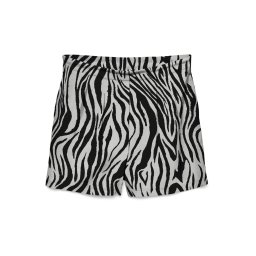 VERO MODA Pantaloni cutați 'VMJESMILO' gri deschis / negru / argintiu