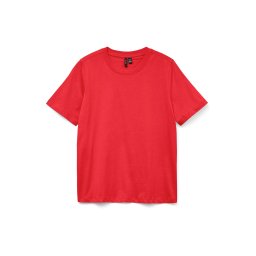 VERO MODA Tricou 'VMPAULINA' roșu rodie
