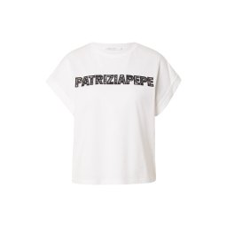 PATRIZIA PEPE Tricou negru / alb