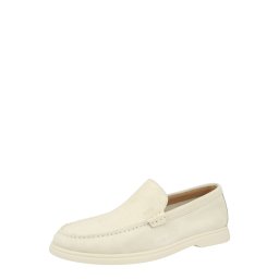 BOSS Mocasini 'Sienne' alb lână