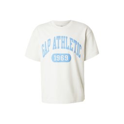 GAP Bluză de molton 'ATHLETIC' albastru deschis / gri deschis