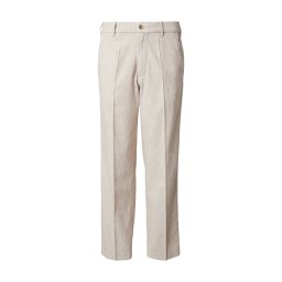 Abercrombie & Fitch Pantaloni cu dungă maro cappuccino
