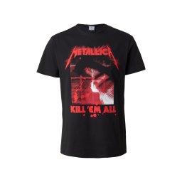 AMPLIFIED Tricou 'METALLICA - KILL EM ALL' roșu / negru / alb