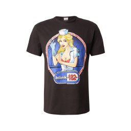 AMPLIFIED Tricou 'BLINK 182 -ENEMA OF THE STATE' culoarea pielii / albastru închis / roșu / negru