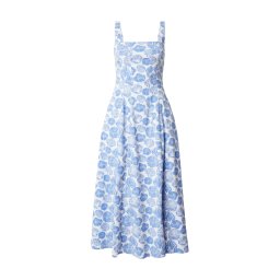 Abercrombie & Fitch Rochie 'MILA' albastru deschis / alb