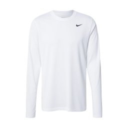 NIKE Tricou funcțional negru / alb