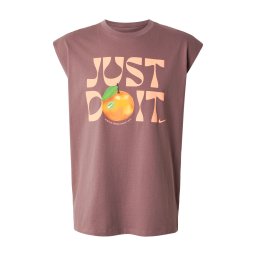 Nike Sportswear Tricou verde / portocaliu / portocaliu caisă / roz pal