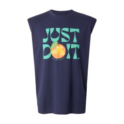 Nike Sportswear Tricou 'SLVLS ORANGE' bleumarin / galben / verde smarald / portocaliu