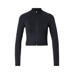 NIKE Bluză cu fermoar sport negru