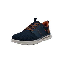 bugatti Pantofi cu șireturi sport albastru închis / maro