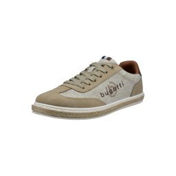 bugatti Pantofi cu șireturi sport bej / maro / alb