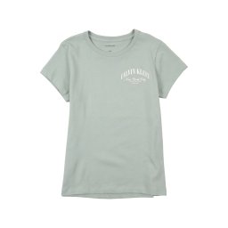 Calvin Klein Jeans Tricou verde pastel / alb
