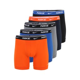 NIKE Underwear Boxeri albastru / bleumarin / gri închis / portocaliu închis / negru