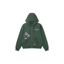 AND1 Hanorac 'Respect The Game' galben curry / verde pin / alb