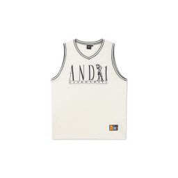 AND1 Tricou 'Player' ecru / negru