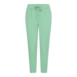 ICHI Pantaloni cutați 'KATE' verde deschis