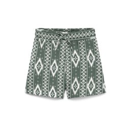VERO MODA Pantaloni 'VMMYMILO' verde smarald / alb