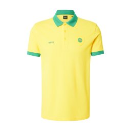 BOSS Tricou 'PL_BB BC Lux Paddy' galben / verde