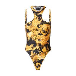 Versace Jeans Couture Tricou body galben / negru