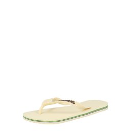 HAVAIANAS Flip-flops 'BRASIL' maro / galben deschis