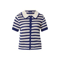 GAP Geacă tricotată bej / bleumarin