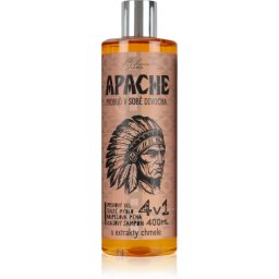 Bohemia Gifts & Cosmetics Apache gel de curățare 4 in 1 pentru bărbați 400 ml