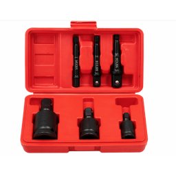 Set 6 adaptoare impact reductoare si prelungitoare 1/4 3/8 si 1/2 otel
