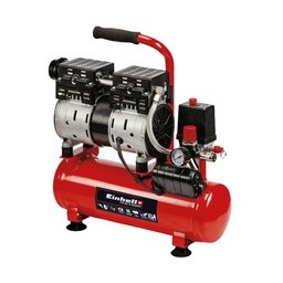 Einhell - TE-AC 6 Silent - Compresor, fara ulei, 550 W, 6 l, 110 l/min, 8 bar