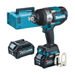 Makita - TW001GD201 XGT - Masina de insurubat cu impact cu 2 acumulatori, Li-Ion, 40 V, 2.5 Ah, patrat 3/4 inch, 1800 Nm, M12-M36, valiza speciala