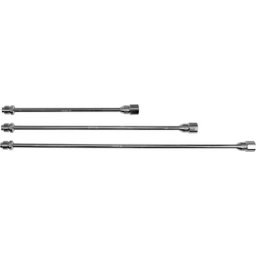 Set 3 extensii pentru unitati de vopsit, 30/45/60 cm, Aluminiu, Argintiu