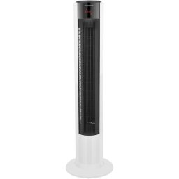 Ventilator Ventilator turn HTF-M45WH, Control digital, Display LED, 3 viteze, Timer, Opriere automata, Telecomanda, Negru